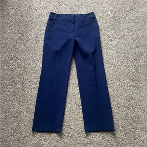 Women's Navy Blue Wide Leg Work Pant